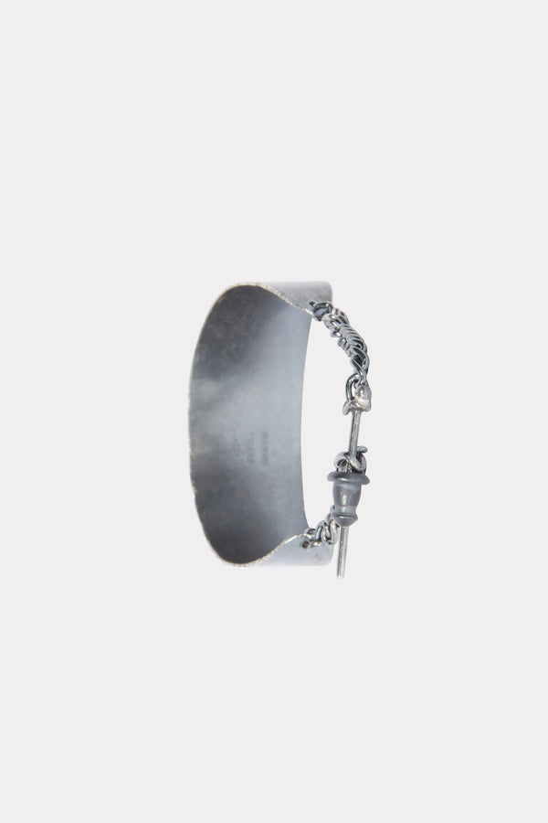 Oxy dyed Silver Earring (Medium)