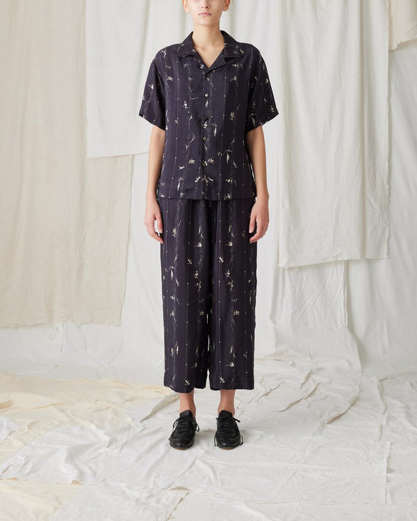 BLACK ALOHA SHIRT