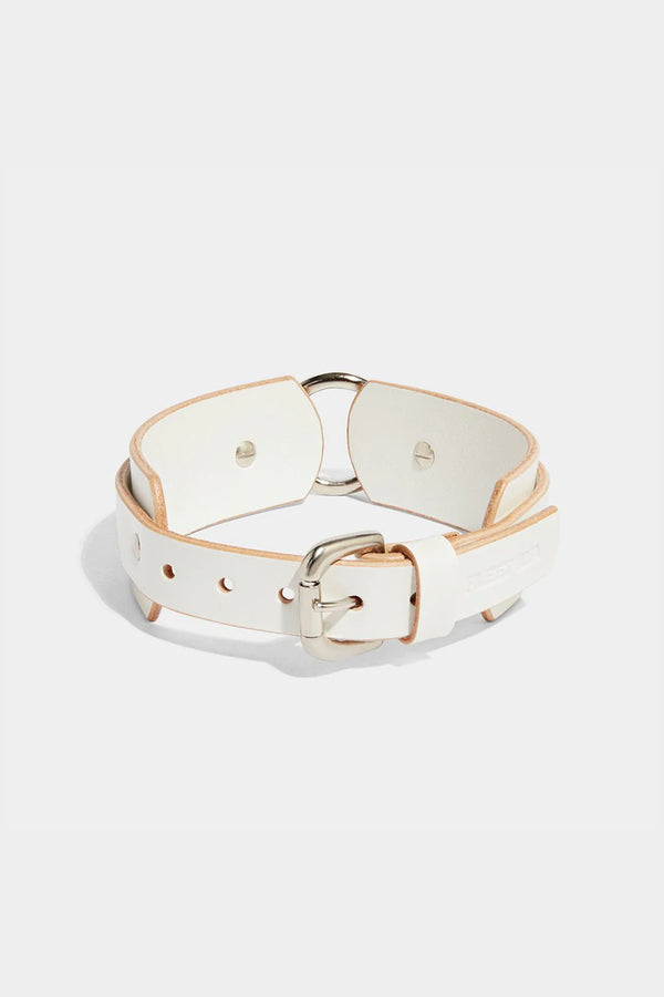 CHUNKY O-RING COLLAR IVORY