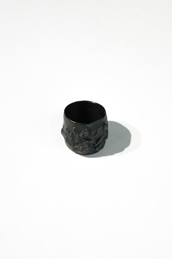 Black Leaf Ring (Medium)