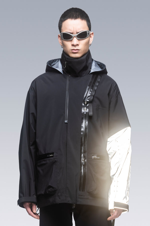J115-GT 3L Gore-Tex Pro Interops Jacket - Black/Silver