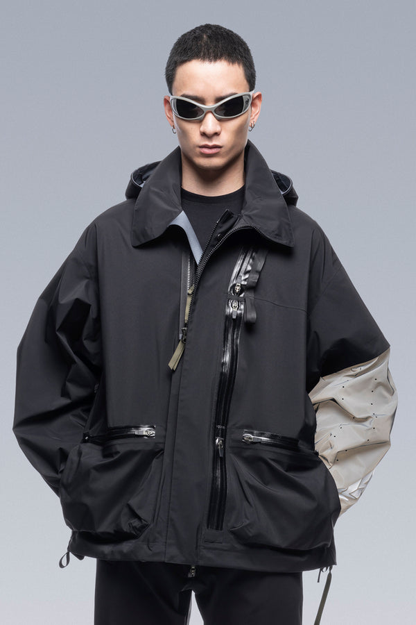 J115-GT 3L Gore-Tex Pro Interops Jacket - Black/Silver
