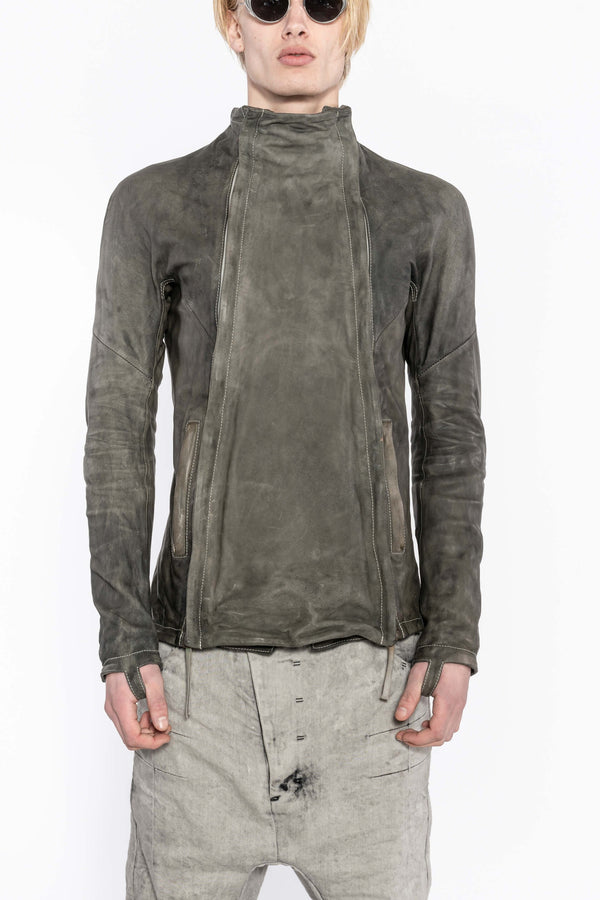J4 HORSE LEATHER JACKET DARK OAK