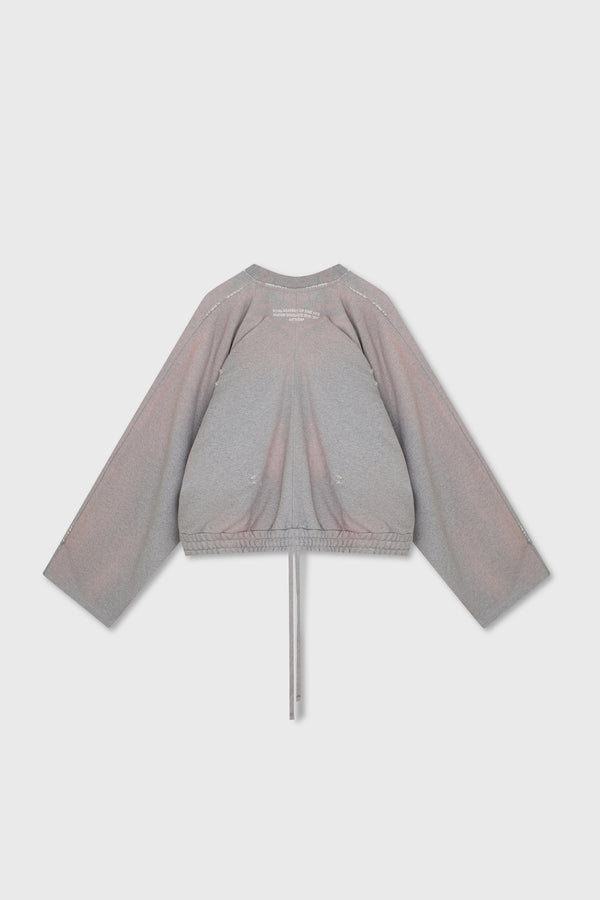 HELL TROUSER SWEATSHIRT GREY PINK SUNFADING
