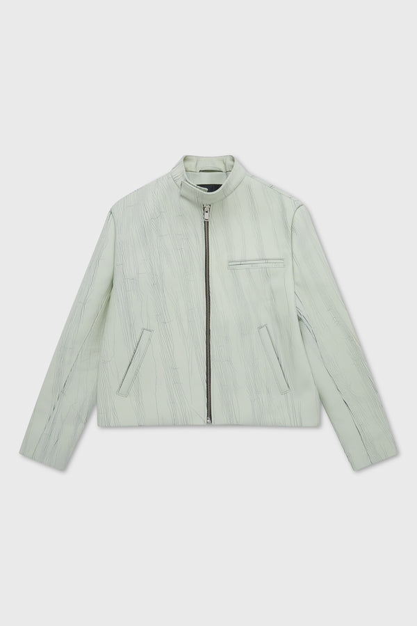 JACKET CRACKED LEATHER