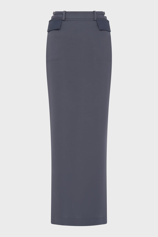 POCKET COLUMN SKIRT