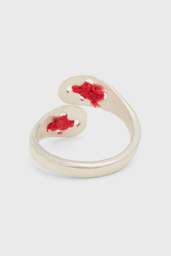 DOUBLE STITCHED CROSS RING