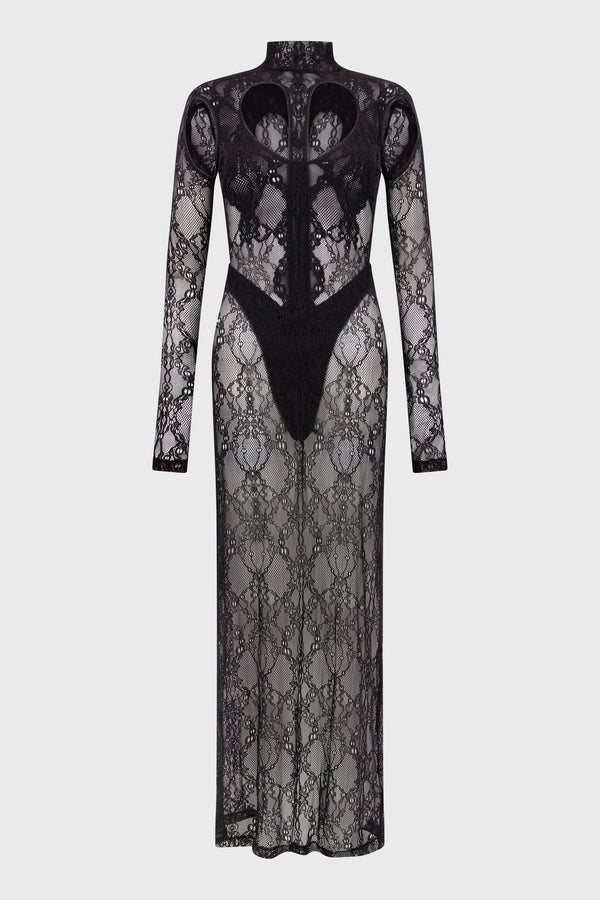 HEART LOOP LACE DRESS