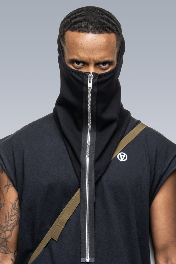 NG4-PS Modular Zippered Powerstretch® Neck Gaiter - Black