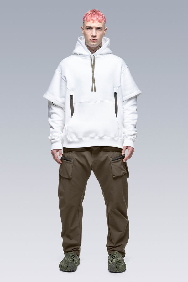 S34-PR Organic Cotton Hooded Sweatshirt - White