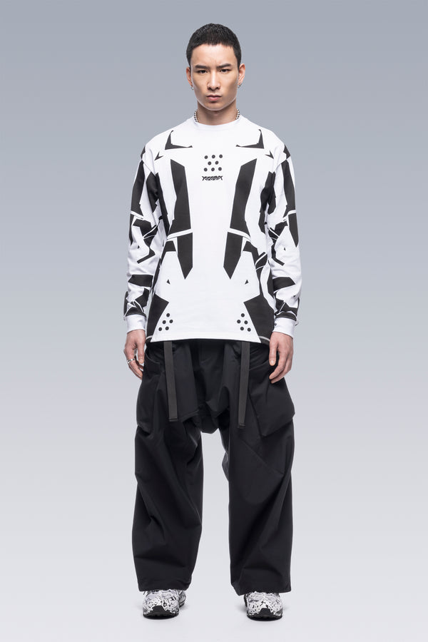 S36-PR 100% Cotton Long Sleeve T-shirt - White