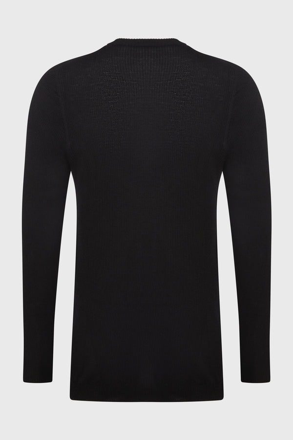 SEAMLESS 3D KNIT BLACK