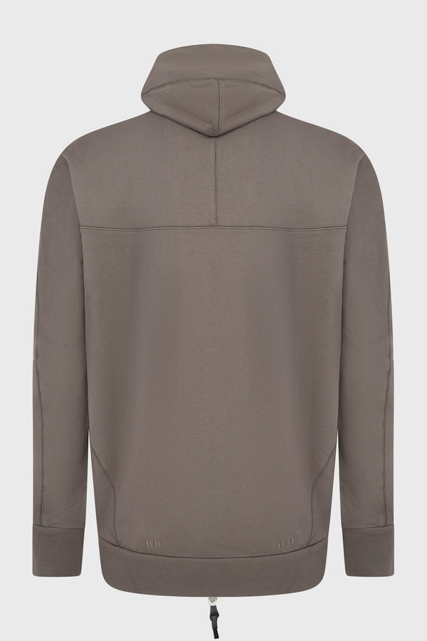 Z2B 11 LOGO MASK ZIP HOODIE CARBON GRAY